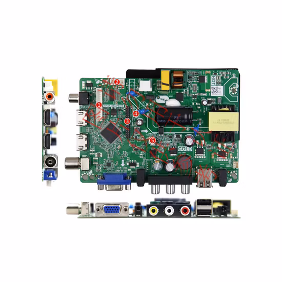 Guangzhou Factory Cheap Price 15 17 19 20 HD LED LCD TV LCD LED TV 19 22 24 Inch Glass Television SKD
