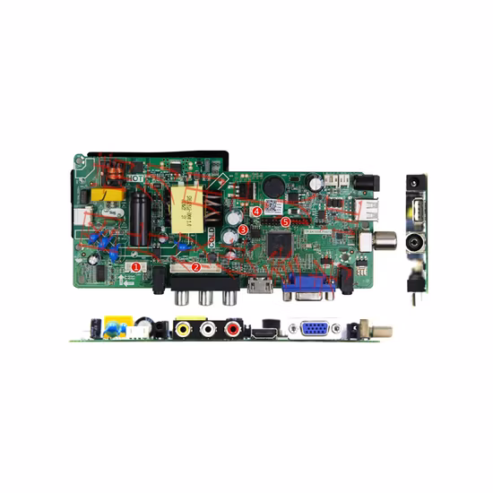 Guangzhou Factory Cheap Price 15 17 19 20 HD LED LCD TV LCD LED TV 19 22 24 Inch Glass Television SKD