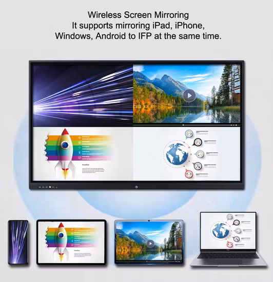 Android infrarouge tactile ordinateur tactile interactif plat Smart Board TV LED Miboard kiosque conférence réunion tableau blanc affichage écran LCD Ifp 110 