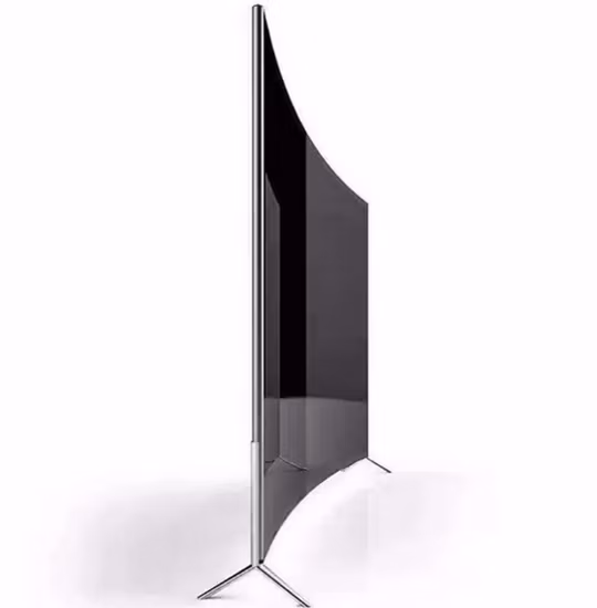 Téléviseur LED intelligent de 60 pouces avec écran incurvé et écran droit et haute résistance aux coups violents