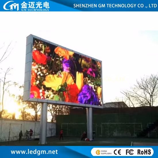 Mur vidéo polychrome extérieur P6 P8 Panneau TV LED