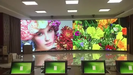 P1.86mm UHD TV Studio panneau mural vidéo haute définition panneau d'affichage publicitaire numérique petit pas écran LED couleur intérieur